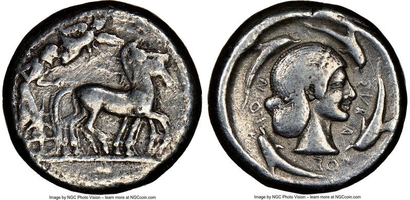 SICILY. Syracuse. Deinomenid Tyranny, Gelon I (ca. 480-475 BC). AR tetradrachm (...