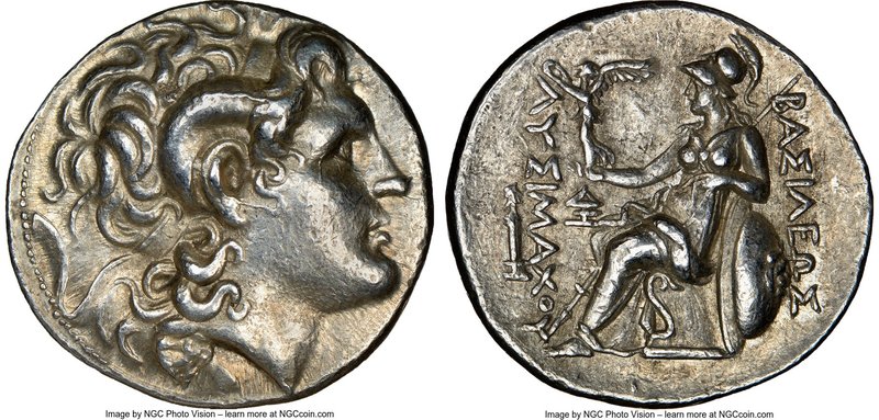 THRACIAN KINGDOM. Lysimachus (305-281 BC). AR tetradrachm (29mm, 17.12 gm, 11h)....
