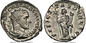 Trebonianus Gallus (AD 251-253). AR antoninianus (22mm, 3.68 gm, 6h). NGC MS 4/5 - 4/5. Rome. IMP CAE C VIB TREB GALLVS AVG, radiate, draped and cuira...