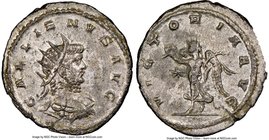 Gallienus, sole reign (AD 253-268). BI antoninianus (22mm, 3.41 gm, 12h). NGC MS 5/5 - 3/5, Silvering. Asia (RIC) Antioch (Göbl), AD 264. GALLIENVS AV...