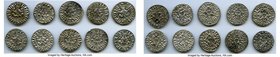Cilician Armenia. Levon I 10-Piece Lot of Uncertified Trams ND (1198-1219) XF, 22mm. Average weight 2.89gm. Average grade XF. Sold as is, no returns. ...