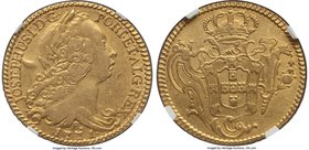 Jose I gold 6400 Reis 1771-R XF45 NGC, Rio de Janeiro mint, KM172.2. A completely wholesome and charming piece with a bit of muted luster but overall ...