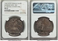 Hamburg silver "St. Michael's Church Fire" Medal 1750-Dated MS62 NGC, Gaed-1867. Beautiful patina with strong detail.

HID09801242017
