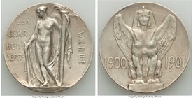 3-Piece Lot of Assorted Medals, 1) "Berlin at the Turn of the Century" silver Medal 1900 - Good XF 2) Hamburg silver "300th Anniversary of the Civic C...