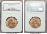 Edward VII "Low Sea Level" Penny 1902 MS64 Red NGC, KM794.1.

HID09801242017