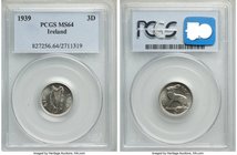 Republic 3 Pence 1939 MS64 PCGS, KM12. Beaming luster that adds to eye appeal.

HID09801242017