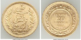 Ali Bey gold 20 Francs 1901-A UNC, Paris mint, KM227. AGW 0.1867 oz

HID09801242017