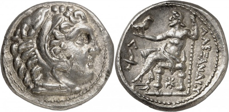 GRÈCE. Royaume de Macédoine, Alexandre le Grand (336-323 av. J.C). Tétradrachme,...