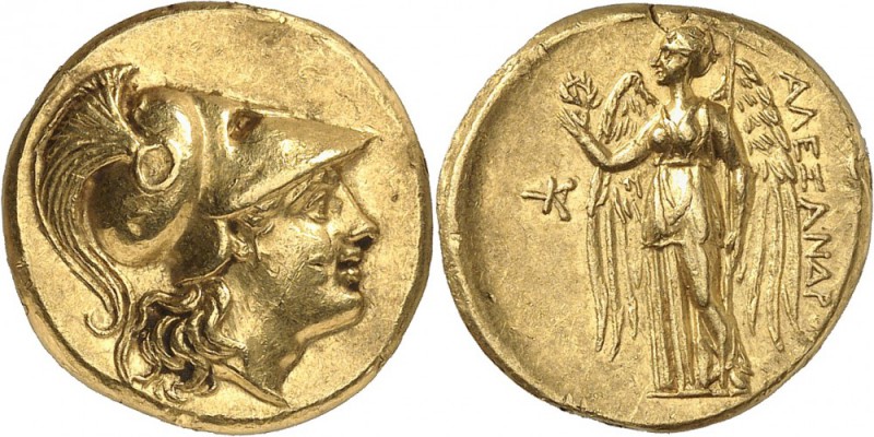 GRÈCE. Royaume de Macédoine, Alexandre le Grand (336-323 av. J.C). Statère d'or,...
