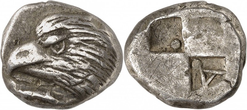 GRÈCE. Paphlagonie, Sinope (425-410 av. J.C). Drachme. Av. Tête d’aigle à gauche...