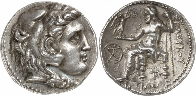 GRÈCE. Royaume Seleucide, Séleucos Ier (312-280 av. J.C). Tétradrachme, Séleucie...