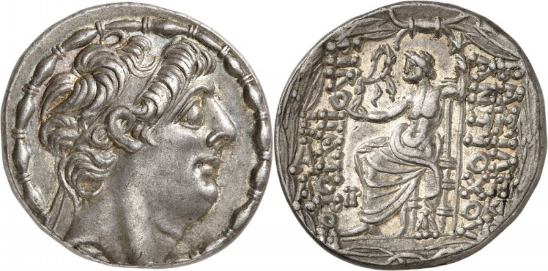 GRÈCE. Royaume Seleucide, Philippe Philadelphe (92-83 av. J.C). Tétradrachme. Av...