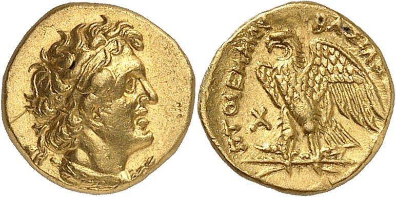 GRÈCE. Royaume d’Egypte, Ptolémée I (305-282 av. J.C). Hémidrachme 294-285 av. J...