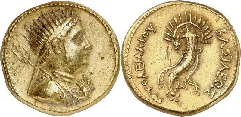 GRÈCE. Royaume d’Egypte, Ptolémée IV (221-204 av. J.C). Octodrachme au nom de Pt...
