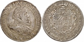 AUTRICHE. Saint-Empire, Rodolphe II (1576-1612). Double thaler 1604, Hall. Av. Buste lauré et cuirassé à droite. Rv. Écu couronné, entouré de la toiso...