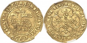 FRANCE. Philippe V (1316-1322). Agnel d’or, 8 décembre 1316. Av. Agneau pascal à gauche, la tête tournée à droite, devant une croix avec gonfanon Rv. ...
