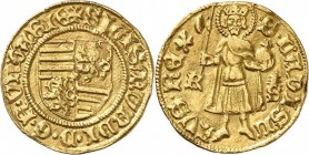 HONGRIE. Sigismond Ier (1387-1437). Florin. Av. Ecusson royal. Rv. Saint Ladislas debout. Fr. 10. 3,48 grs. TTB