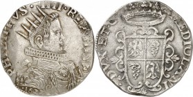 ITALIE. Milan, Philippe IV (1621-1665). Ducatone, 1627. Av. Buste cuirassé à droite. Rv. Écu couronné. Dav. 8009. 31,74 grs. Petites rayure à l’avers,...