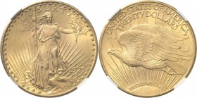 USA. 20 dollars « Saint-Gaudens » 1925, Philadelphie. Av. Liberté de face. Rv. Aigle volant à gauche. Fr. 185. 33,44 grs. NGC MS 66, rare dans cette q...