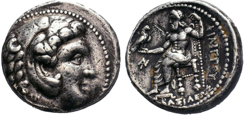KINGS of MACEDON. Philip III Arrhideus (323-317 BC) .Uncertain Eastern mint, AR ...