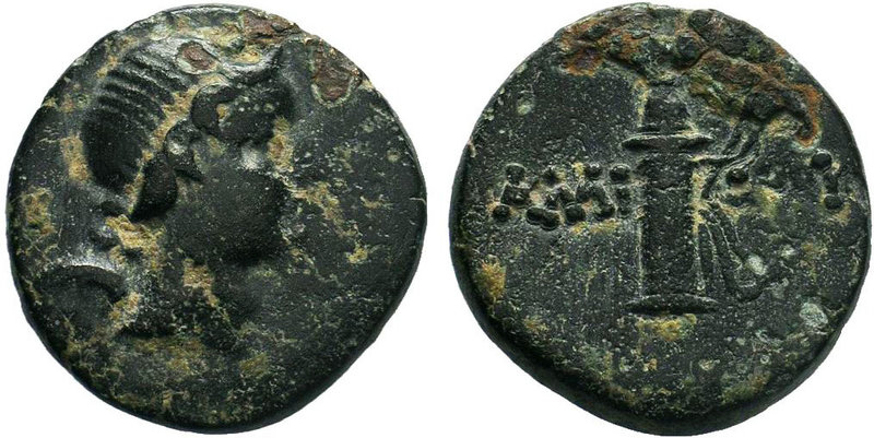 PONTOS. Amisos. Struck under Mithradates VI, (Circa 95-90 or 80-70 BC). AE Bronz...