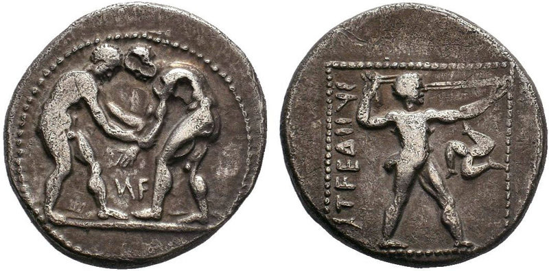 PAMPHYLIA.Aspendos. (Circa 380/75-330/25 BC).AR Stater.

Condition: Very Fine...