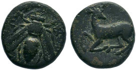 IONIA. Ephesos . (circa 390-300 BC).AE Bronze.

Condition: Very Fine

Weight: 2.22 gr
Diameter: 13 mm