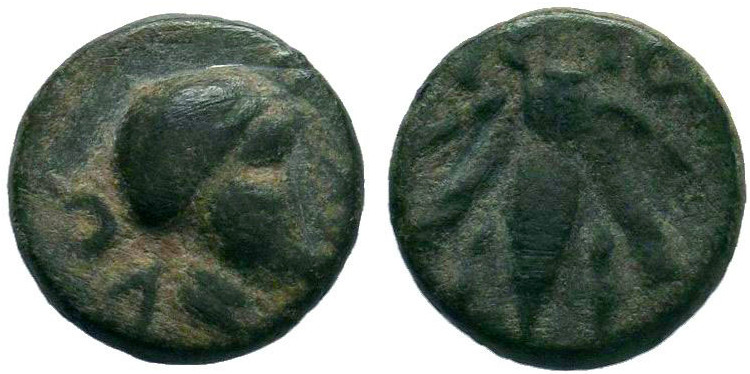 IONIA. Ephesos. 4th century BC. AE Bronze.

Condition: Very Fine

Weight: 1....
