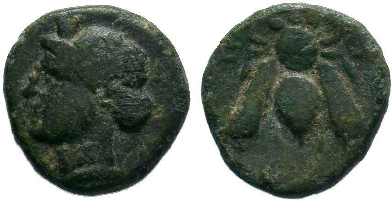 IONIA. Ephesos.(circa 380-320 BC). AE Bronze.

Condition: Very Fine

Weight:...