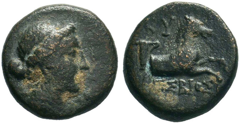 AEOLIS. Kyme . (circa 320-250 BC). AE Bronze. 

Condition: Very Fine

Weight...