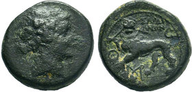 LYDIA.Sardeis.( circa 200-0 BC).AE Bronze.

Condition: Very Fine

Weight: 5.45 gr
Diameter: 17 mm
