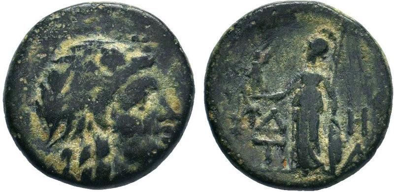 AEOLIS.Temnos.( circa 200-0 BC). AE Bronze.

Condition: Very Fine

Weight: 3...