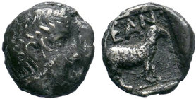 TROAS. Neandria.( 400-310 BC). AR obol.

Condition: Very Fine

Weight: 0.55 gr
Diameter: 9 mm