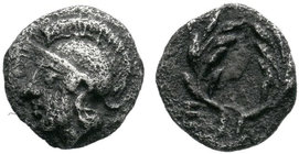 ARGOLIS, Epidauros. Late 4th/early 3rd century BC. AR Obol (

Condition: Very Fine

Weight: 0.32 gr
Diameter: 8 mm
