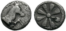 AEOLIS.Kyme.(c. 350-250 BC). AR Obol.

Condition: Very Fine

Weight: 0.34 gr
Diameter: 7 mm