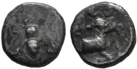 IONIA.Ephesos.(Circa 390-380 BC).AR Obol.

Condition: Very Fine

Weight: 0.76 gr
Diameter: 9 mm