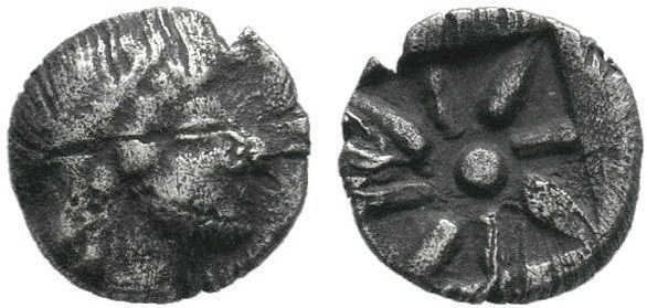 TROAS. Kolone. (4th century BC). AR Obol 

Condition: Very Fine

Weight: 0.2...