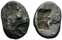 IONIA.Phokaia.( circa 521-478 BC).AR Hemiobol.

Condition: Very Fine

Weight: 0.22 gr
Diameter: 7 mm