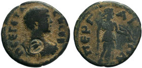 PAMPHYLIA. Perge. Geta. (208-212). AE Bronze.

Condition: Very Fine

Weight: 3.24 gr
Diameter: 19 mm