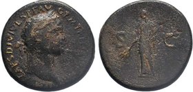Titus, 79-81. Sestertius , Orichalcum, , Eastern mint, most likely in Thrace, 80-81. 
IMP T CAES DIVI VESP F AVG P M TR P P P COS VIII Laureate head ...