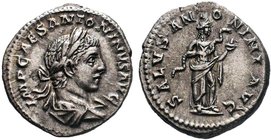 Elagabalus, 218-222. Denarius

Condition: Very Fine

Weight: 3.17 gr
Diameter: 19 mm