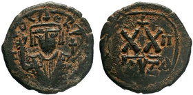 BYZANTINE.Phocas. AE half follis, Cyzicus. 602-610 AD.

Condition: Very Fine

Weight: 12.07 gr
Diameter: 27 mm