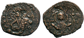 Alexius I, 1081-1118AD. AE Class K anonymous Follis. Constantinople.

Condition: Very Fine

Weight: 10.49 gr
Diameter: 20 mm