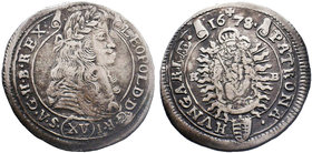 Holy Roman Empire. Leopold I. Emperor, 1657-1705.

Condition: Very Fine

Weight: 6.35 gr
Diameter: 30 mm