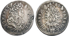 Holy Roman Empire. Leopold I. Emperor, 1657-1705.

Condition: Very Fine

Weight: 5.71 gr
Diameter: 30 mm