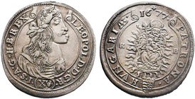 Holy Roman Empire. Leopold I. Emperor, 1657-1705.

Condition: Very Fine

Weight: 6.24 gr
Diameter: 30 mm
