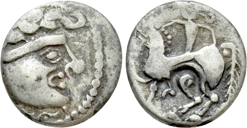 EASTERN EUROPE. "Eingesetzter Pferdefuss" type. Drachm (Circa 3rd century BC). ...