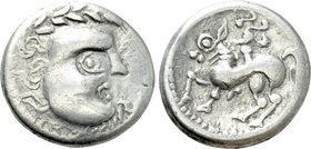 EASTERN EUROPE. "Eingesetzter Pferdefuss"  type. Drachm (Circa 3rd century BC).