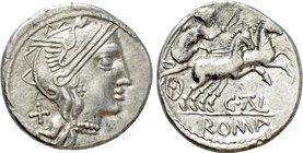 EASTERN EUROPE. Imitations of Roman Republic. Geto-Dacians (After 154 BC). Denarius. Imitating C. Thalna.