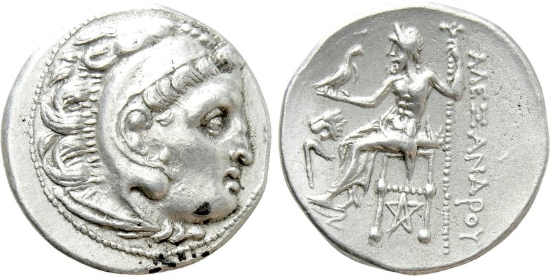 KINGS OF THRACE (Macedonian). Lysimachos (305-281 BC). Drachm. Kolophon. In the ...
